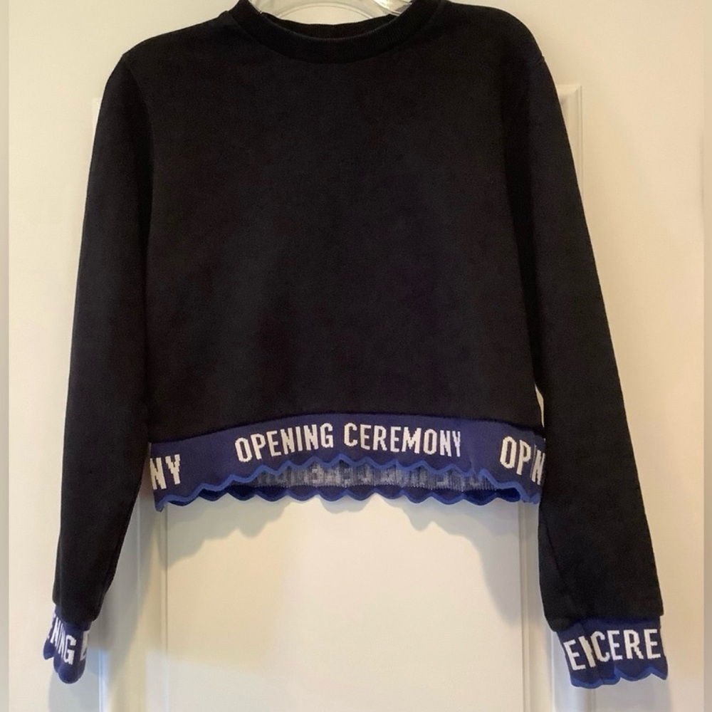 Opening Ceremony Black and Blue Sweatshirt